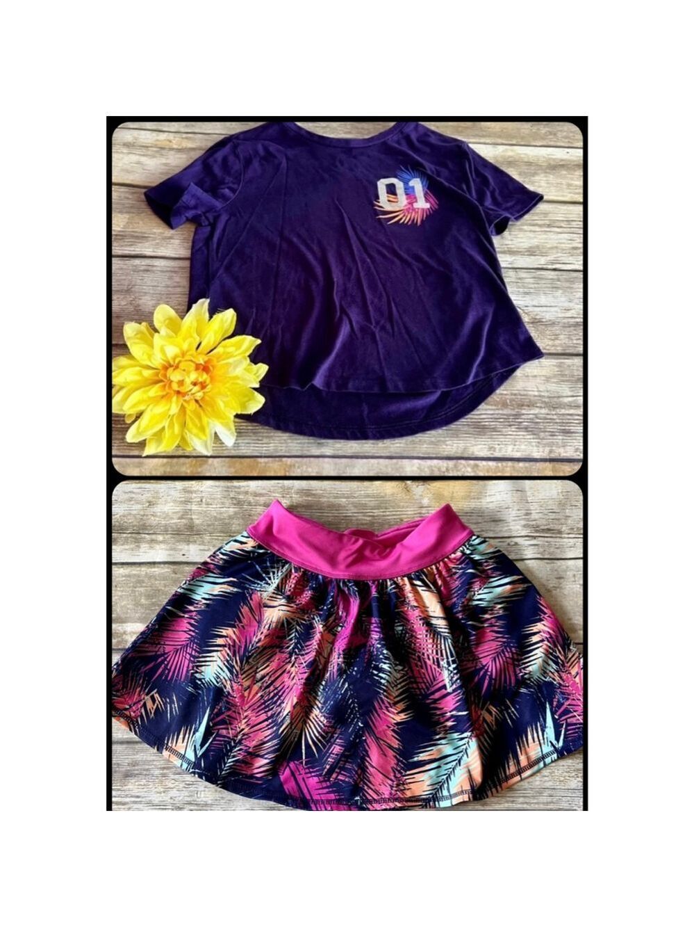 2 PIECE GYMBOREE TROPICAL PRINT SET